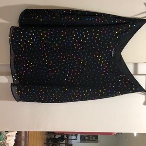 Loose cute mini strap shirt